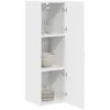 Image de vidaXL Wandkast PORTO Hoogglans wit 30 x 31 x 100 cm Bewerkt hout