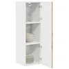 Image de vidaXL Wandkast PORTO Artisan Eiken 30 x 31 x 100 cm Bewerkt hout