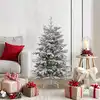 Image de vidaXL Ensemble de Boules de Noël 50 pc Transparent Ø 5 cm Plastique