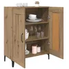Image de vidaXL Dressoir Artisan Eiken 69,5 x 34 x 90 cm Bewerkt hout