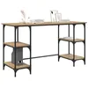 Image de vidaXL Bureau Chêne artisanal Bois d'ingénierie 140 x 50 x 75 cm