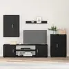 Image de vidaXL Ensemble meuble TV Chêne noir Bois d'ingénierie