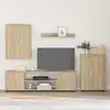 Image de vidaXL Ensemble meuble TV Chêne Sonoma Bois d'ingénierie