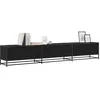 Image de vidaXL Unites TV 240 x 35 x 41 cm Chêne noir Bois d'ingénierie