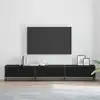 Image de vidaXL Unites TV 2 pcs Chêne noir 240 x 35 x 41 cm Bois d'ingénierie