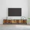 Image de vidaXL Unites TV 2 pcs Bois Ancien 210 x 35 x 41 cm Bois d'ingénierie