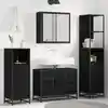 Image de vidaXL Ensemble de mobilier de salle de bain 3 pcs Chêne noir