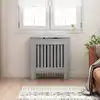 Image de vidaXL Cache-Radiateur Gris Sonoma 78 x 19 x 81,5 cm Bois d'ingénierie