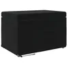 Image de vidaXL Kruk Zwart 61 x 41 x 40 cm Velvet en Geengineerd Hout