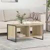 Image de vidaXL Table basse Sonoma 80 x 50 x 40 cm Bois d'ingénierie