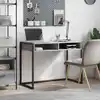 Image de vidaXL Bureau Gris Sonoma 100 x 50 x 75 cm Bois d'ingénierie