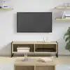 Image de vidaXL Meuble TV Sonoma 100 x 36,5 x 30,5 cm Bois d'ingénierie
