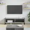 Image de vidaXL Meuble TV Gris Sonoma 100 x 36,5 x 30,5 cm Bois d'ingénierie