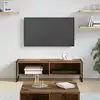 Image de vidaXL Meuble TV 100 x 36,5 x 30,5 cm Bois Ancien Bois d'ingénierie