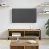 Image de vidaXL Meuble TV Chêne artisan 100 x 36,5 x 30,5 cm Bois d'ingénierie