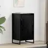 Image de vidaXL Buffet Chêne noir 43 x 36 x 75,5 cm Bois d'ingénierie