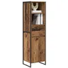 Image de vidaXL Bibliothèque Bois Ancien 43 x 36 x 150.5 cm Bois d'ingénierie, Meuble à livres stylé, étagère moderne, rangement pratique, pour un salon organisé et contemporain
