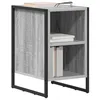 Image de vidaXL Table de chevet 2 pc Gris Sonoma 39.5 x 30 x 50 cm