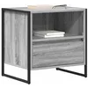 Image de vidaXL Table de chevet 2 pièces Gris Sonoma 50 x 39,5 x 50 cm