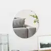 Image de vidaXL Miroir mural Rond Ø 30 cm verre trempé