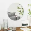 Image de vidaXL Miroir mural Rond Ø 40 cm verre trempé