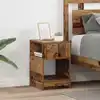 Image de vidaXL Table d'appoint 2 pcs Bois ancien 30,5 x 30 x 45 cm