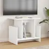 Image de vidaXL Meuble TV 2 pcs Blanc 50 x 35 x 45 cm Bois d'ingénierie