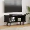 Image de vidaXL Meuble TV Chêne noir 68,5 x 35 x 35 cm Bois d'ingénierie