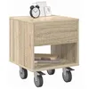 Image de vidaXL Nachtkastje Sonoma Eik 40,5 x 40 x 48 cm Bewerkt hout