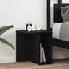 Image de vidaXL Table d'appoint 2 pc Chêne noir 37 x 32 x 40 cm