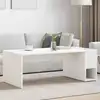 Image de vidaXL Table basse Blanc 101,5 x 50 x 37 cm Bois d'ingénierie