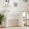Image de vidaXL Bureau Blanc 109 x 50 x 78 cm Bois d'ingénierie