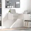 Image de vidaXL Bureau mural Blanc 60 x 45 x 30 cm Bois d'ingénierie