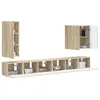Image de vidaXL Ensemble de meuble TV mural 6 pc Chêne Sonoma