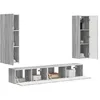 Image de vidaXL Ensemble meuble TV 3 pc Gris Sonoma Bois d'ingénierie