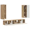 Image de vidaXL Ensemble meuble TV 3 pc Chêne artisanal Bois d'ingénierie