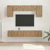 Image de vidaXL Ensemble meuble TV 4 pcs Gris Sonoma Bois d'ingénierie