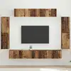 Image de vidaXL Meuble TV 8 pcs Bois ancien