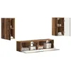 Image de vidaXL Ensemble meuble TV 4 pc Bois ancien Bois d'ingénierie