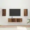 Image de vidaXL Ensemble meuble TV 4 pcs Bois ancien Bois d'ingénierie