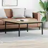 Image de vidaXL Table basse Sonoma 100 x 100 x 45 cm Bois d'ingénierie