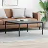 Image de vidaXL Table basse Gris Sonoma 100 x 100 x 45 cm Bois d'ingénierie