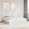 Image de vidaXL Cadre de lit avec tête de lit Blanc 180 x 200 cm Pin massif