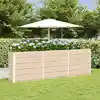 Image de vidaXL Jardinière Ivoire 240 x 40 x 75 cm Acier