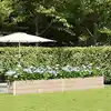 Image de vidaXL Jardinière Ivoire 385 x 50 x 45 cm Acier galvanisé