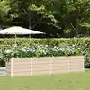 Image de vidaXL Jardinière Ivoire 385 x 50 x 75 cm Acier galvanisé