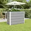 Image de vidaXL Jardinière Gris clair 100 x 50 x 77 cm Acier galvanisé