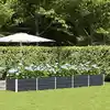 Image de vidaXL Jardinière Anthracite 400 x 80 x 45 cm Acier