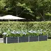 Image de vidaXL Jardinière Anthracite 385 x 50 x 45 cm Acier galvanisé