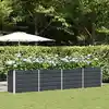 Image de vidaXL Jardinière Anthracite 385 x 50 x 75 cm Acier galvanisé